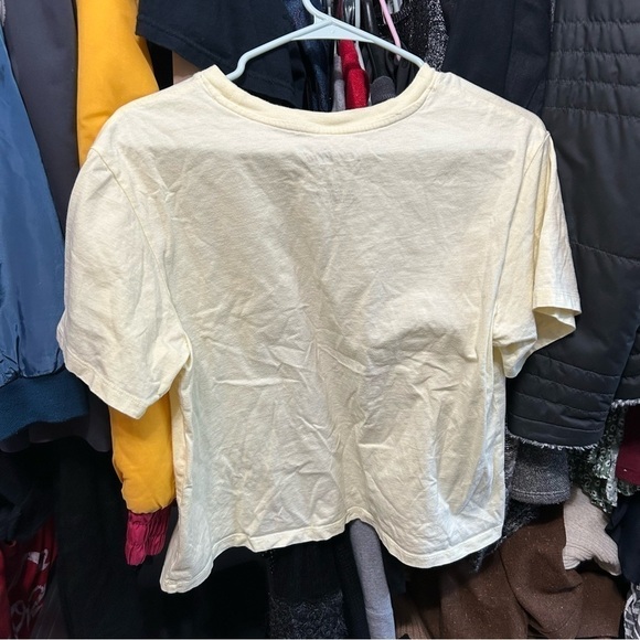 Coca-Cola Yellow Pop Art Cropped Graphic Tshirt Size Medium - "Janie" - Picture 4 of 16